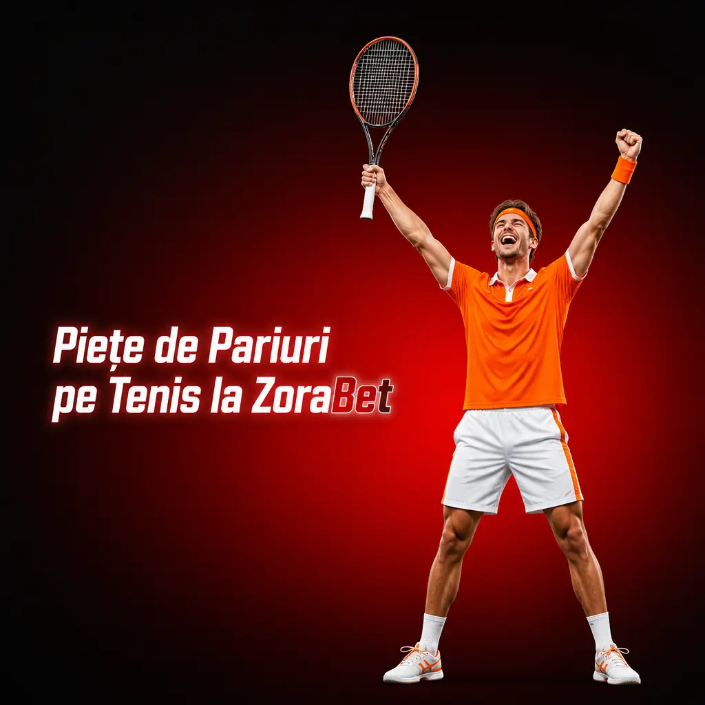 Piețe de pariuri pe tenis la ZoraBet: câștigător meci, seturi, handicap și scor corect